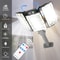 Solar Motion Sensor Lights Outdoor Adjustable, IP66 Waterproof Flood Lights, Remote Control Garden Lamp