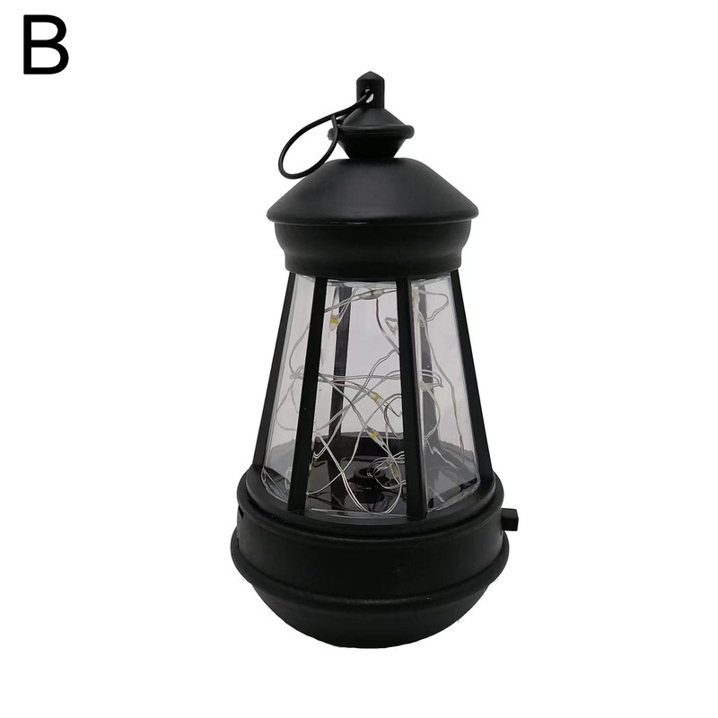 Solar Powered Candle Outdoor Courtyard, LED Solar Light Retro Kerosene Lamp, Garden Lantern Hanging Decor Light