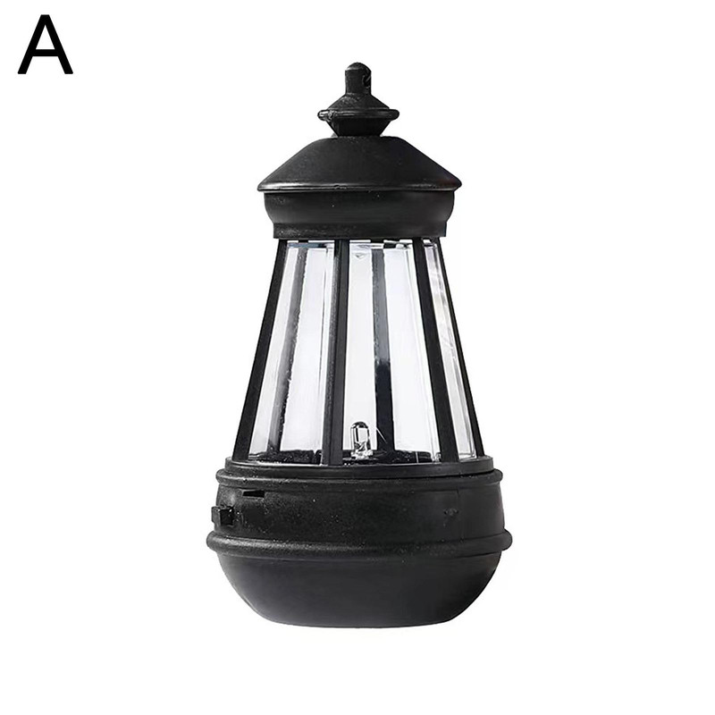 Solar Powered Candle Outdoor Courtyard, LED Solar Light Retro Kerosene Lamp, Garden Lantern Hanging Decor Light