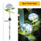 Waterproof Solar Garden Lights Outdoor, LED Hydrangea Flower Light, Courtyard Villa Lawn Landscape Lighting Lamp