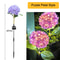 Waterproof Solar Garden Lights Outdoor, LED Hydrangea Flower Light, Courtyard Villa Lawn Landscape Lighting Lamp