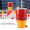 Flashing LED Warning Light Solar Power Alarm, Emergency Strobe Lamp LED Security Beacon for Outdoors
