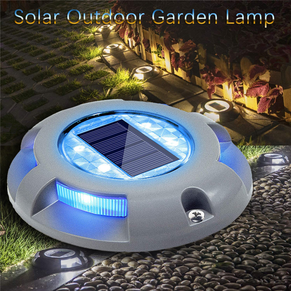 Waterproof Outdoor Led Solar Light Garden Deck Stair Lights Ground Lamp For Driveway Pathway Dock R 0