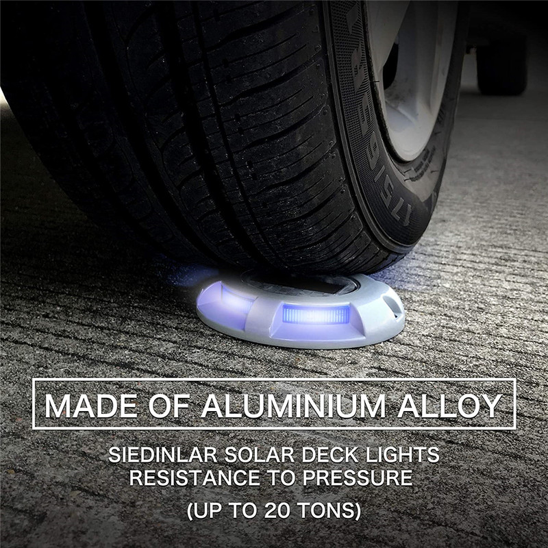 Waterproof Outdoor Led Solar Light Garden Deck Stair Lights Ground Lamp For Driveway Pathway Dock R 4