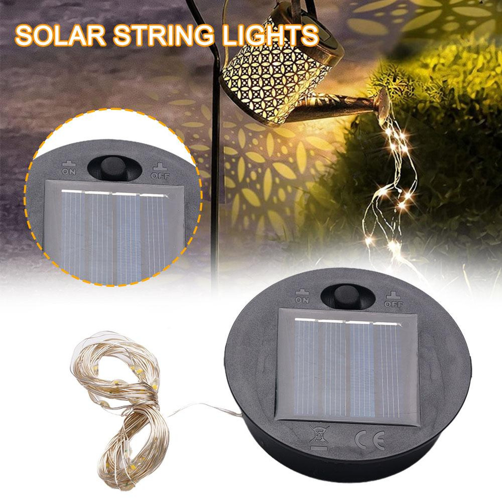Solar Lantern Parts LED Panel Lid Lights, 1Pack Solar Lights Replacement for Outdoor Hanging Garden Pathway Lighting