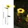 Waterproof LED Solar Sunflower Lawn Light, Garden Pathway Decoration for Wedding, Holiday, Outdoor Yard Landscape