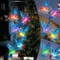 Waterproof Hummingbird Solar Wind Chime Light LED Outdoor Lantern Auto Color Changing Home Garden G