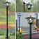 Solar Lamp Post Light for Garden, Decorative Outdoor Floor Lamp for Backyard, Porch, Front and Back Door Lighting