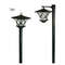 Solar Lamp Post Light for Garden, Decorative Outdoor Floor Lamp for Backyard, Porch, Front and Back Door Lighting