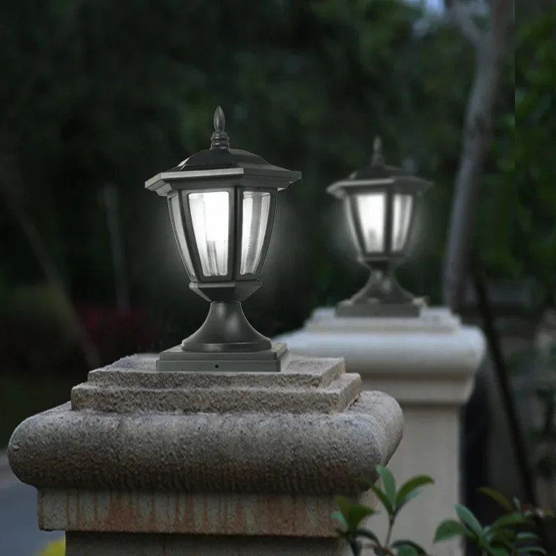 Solar Light Fence Light Outdoor Garden Lamp for Wall, Courtyard, Gate, Fence, Cottage Decoration