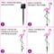 Waterproof Flamingo Solar Lights Outdoor, Garden Lawn Ornaments, Solar Flamingo Stake Lights for Christmas Patio Decor