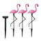 Waterproof Flamingo Solar Lights Outdoor, Garden Lawn Ornaments, Solar Flamingo Stake Lights for Christmas Patio Decor