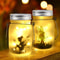 Waterproof Solar Mason Jar Lantern Fairy Lights, IP65 Hanging Standing Solar Lamp, Patio Lawn Garden Outdoor Decoration