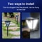 Outdoor LED Solar Light Motion Sensor, Waterproof Wall Garage Floodlight, Remote Control Garden Street Light
