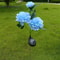 Waterproof Solar Garden Lights 3 Head Peony Flowers, Outdoor Pathway Pink Lamps for Yard, Lawn Christmas Decor