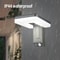 Solar Light Motion Sensor Led Wall Lamp, Outdoor Garden Decor Light, Waterproof 3 Mode Pathway Yard Lighting
