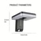 Solar Light Motion Sensor Led Wall Lamp, Outdoor Garden Decor Light, Waterproof 3 Mode Pathway Yard Lighting