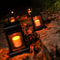 Retro Palace Lantern Lights for Garden Decor, Outdoor Solar Lights, Hanging Candle Lamps, Landscape Floor Lighting