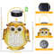 Owl Pattern Hanging Solar Lantern Garden Light, Waterproof Metal Solar Decor for Outdoor Patio, Yard Table or Pathway