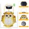 Owl Pattern Hanging Solar Lantern Garden Light, Waterproof Metal Solar Decor for Outdoor Patio, Yard Table or Pathway
