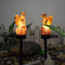 Solar Squirrel Outdoor Light LED Cute Garden Decoration, Waterproof Animal Plug Lights Landscape Decor