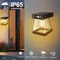 Motion Sensor Solar Porch Lights, Outdoor Wall Lanterns Light 3 Lighting Modes, Waterproof Gate Light for Yard Patio