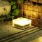 Outdoor Solar Brick Ice Cube Light Waterproof LED Landscape Lamp, Step Path Pathway Garden Yard Party Christmas Lighting