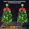 Outdoor Solar Christmas Tree Decor Lights, Waterproof LED Garden Lawn Lamps, Patio Landscape Xmas Holiday Lighting