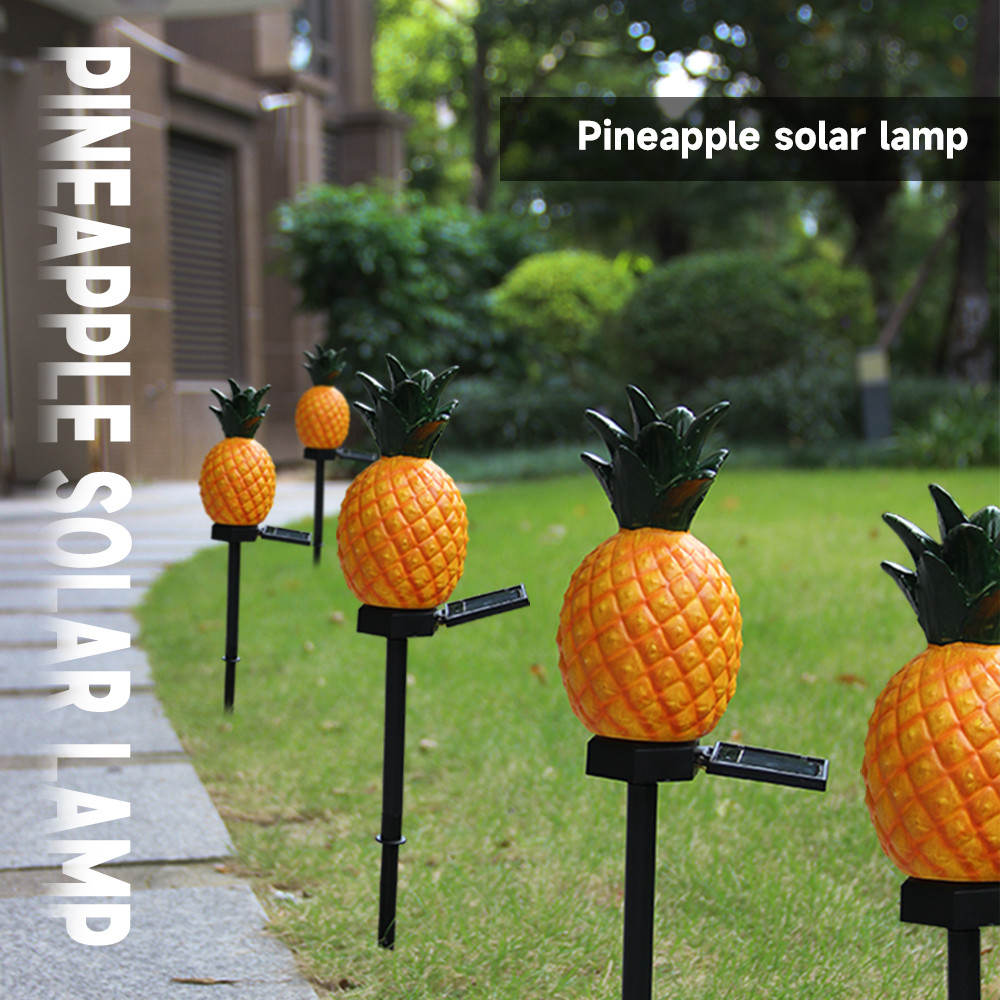Waterproof LED Solar Yard Lamp Pineapple Landscape Light For Outdoor Decorative Garden Lawn Ground 1