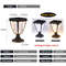Outdoor LED Solar Column Pillar Light, Fence Post Deck Cap Lamp, Waterproof Garden Gate Landscape Solar Light