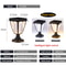 Outdoor LED Solar Column Pillar Light, Fence Post Deck Cap Lamp, Waterproof Garden Gate Landscape Solar Light