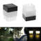 Outdoor Solar Powered Pillar Lamp, LED Column Head Light for Fence, Gate Post, Courtyard Garden Landscape Lighting