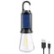 USB Charging LED Lighting Lantern Solar Powered, Waterproof 100LM Camping Lamp, Portable Outdoor BBQ Tent Light
