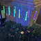 Water Jet Solar LED Landscape Light Post, Bubble Column Lawn Light, Dynamic Garden Atmosphere Fixture