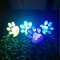 Waterproof Garden Lawn Lamp, Solar Landscape Lights for Yard Patio Path, 4 LED Outdoor Animal Paw Print Stone