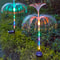 7 Color Solar Powered Jellyfish Lights, Outdoor Garden Festival Decor, Yard Patio Christmas Tree Light Decoration