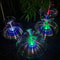 7 Color Solar Powered Jellyfish Lights, Outdoor Garden Festival Decor, Yard Patio Christmas Tree Light Decoration