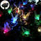 Solar Butterfly Lights Outdoor, Fiber Optic Garden Decoration, Waterproof Yard Wedding Path Light