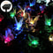 Solar Butterfly Lights Outdoor, Fiber Optic Garden Decoration, Waterproof Yard Wedding Path Light