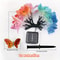 Solar Butterfly Lights Outdoor, Fiber Optic Garden Decoration, Waterproof Yard Wedding Path Light