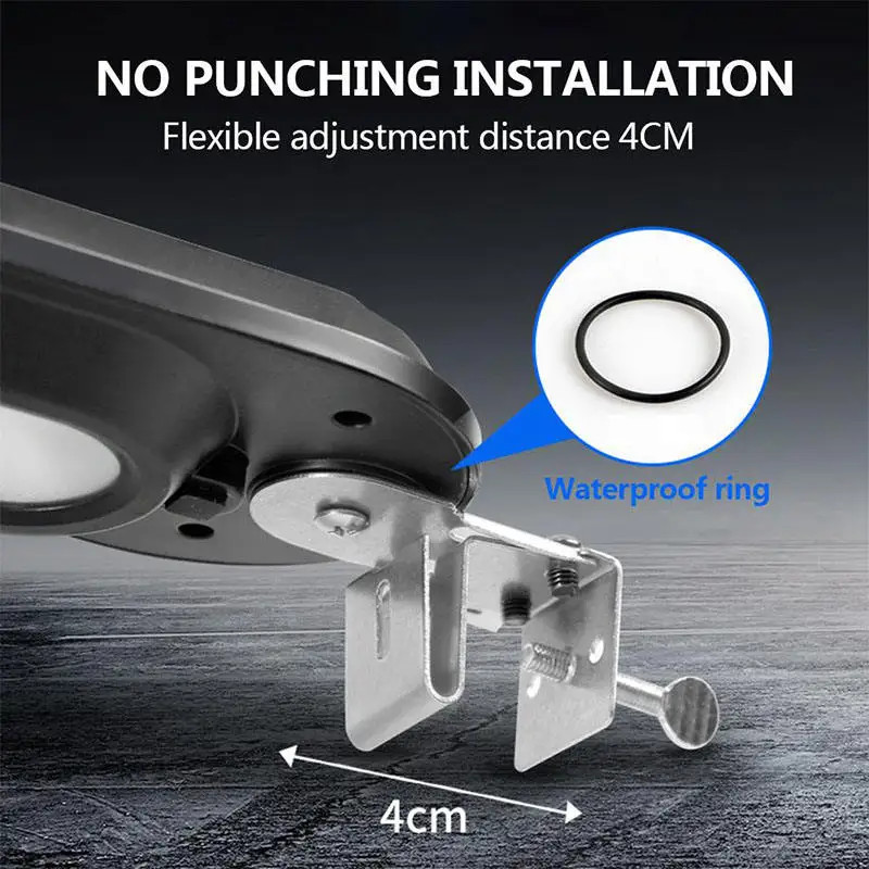 Waterproof Solar Outdoor Wall Lamps, Gutter Lights for Yard, Garden, Porch, Patio, Landscape, Home Decoration Fixtures