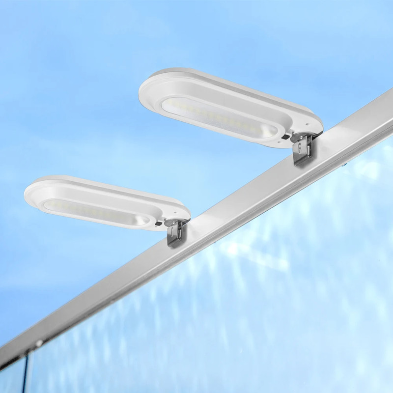 Waterproof Solar Outdoor Wall Lamps, Gutter Lights for Yard, Garden, Porch, Patio, Landscape, Home Decoration Fixtures