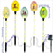 Waterproof Outdoor Garden Yard Pathway Light, 5pcs Solar Easter Egg Lawn Lights, 8 Modes Easter Decoration Solar Set