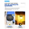 Outdoor LED Super Bright Solar Tungsten Bulb Light Household Waterproof Human Sensing Courtyard Wall Lamp Lighting Street Lamp