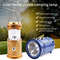 LED Outdoor Lighting Folding Camp Lamp, Portable Solar Charger Camping Lantern, USB Rechargeable Tent Light for Travel