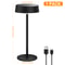 Solar Table Lamp for Bedroom, Camping Light with Dual Charging, 3 Color Temperature, Waterproof Night Light for Home