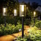 Solar Garden Lights Outdoor Waterproof Landscape Lighting For Patio Terrace Walkways Driveways In W 0