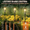 Solar Garden Lights Outdoor Waterproof Landscape Lighting For Patio Terrace Walkways Driveways In W 5