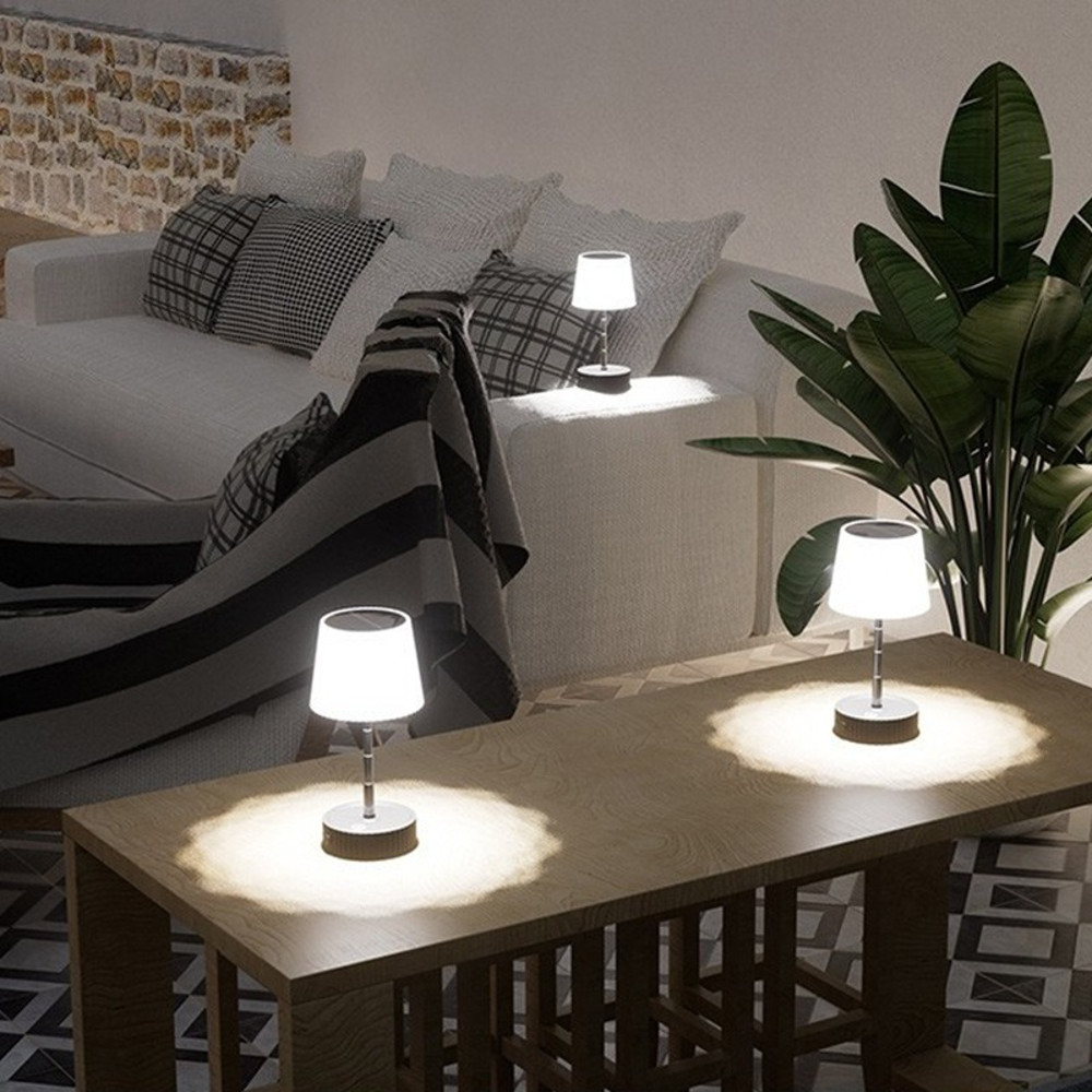 Folding Mini Solar Table Lamp For Outdoor Home Lighting Rechargeable Balcony Lamp Patio And Desktop 5