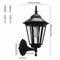 Outdoor Solar Flame Hanging Lantern Lights, IP65 Wall Mounted Lights, 3 Mode Solar Lamp for Patio Fence Garden Decor